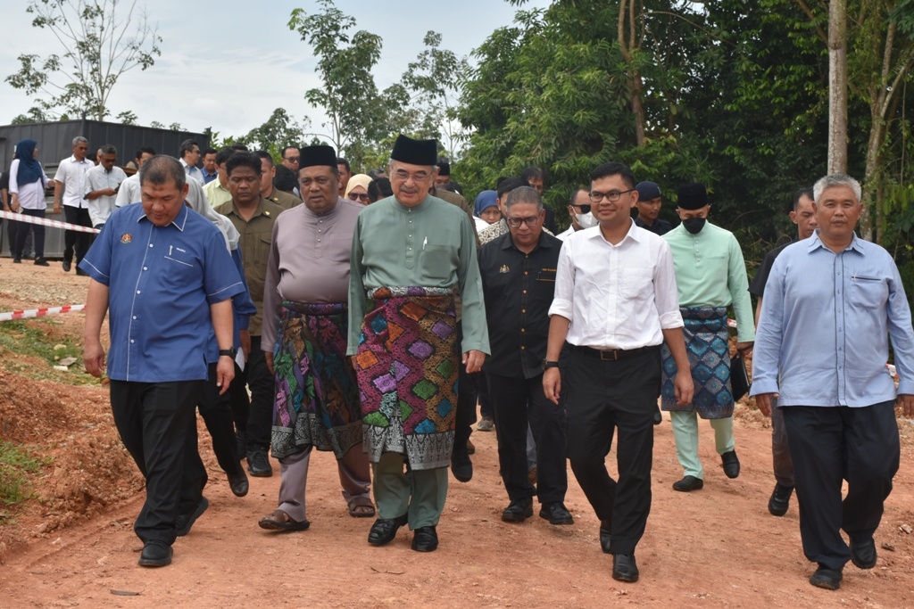 Majlis Lawatan TYT Ke Projek Pembinaan Takungan Air Sungai Jernih Dan Tapak Loji Rawatan Air